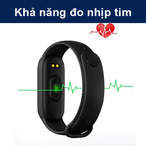 ﹉Đồng hồ thông minh M6, đo nhịp tim, lượng calo, tập luyện thể thao. Tiêu chuẩn chống nước. Thiết kế nhỏ gọn, pin ổn.