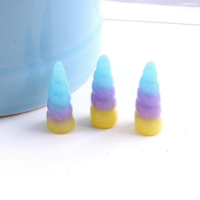 Set 20 Sừng Kỳ Lân Nhiều Màu Dùng Để Trang Trí Điện Thoại Di Động