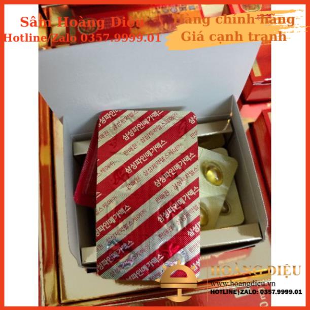 Sâm Hoàng Diệu - Tinh dầu thông đỏ Samsung Pharm 180 viên x 500mg