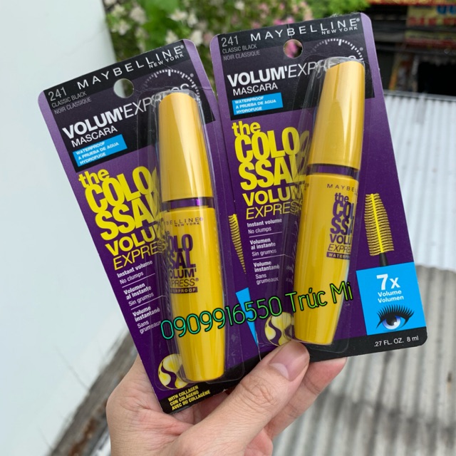 Chuốt mi mascara maybeline 7x