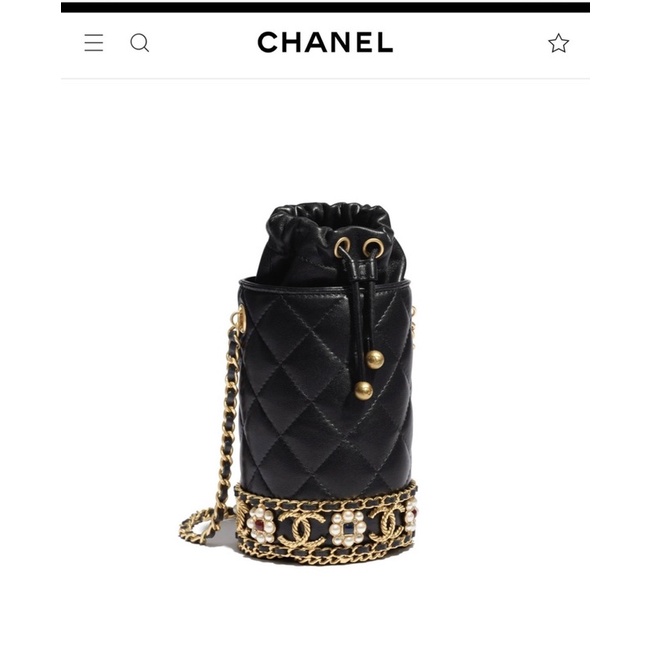 Túi CC BUCKET MINI WITH CHAIN - Bản SUP[Fullbox nam châm]