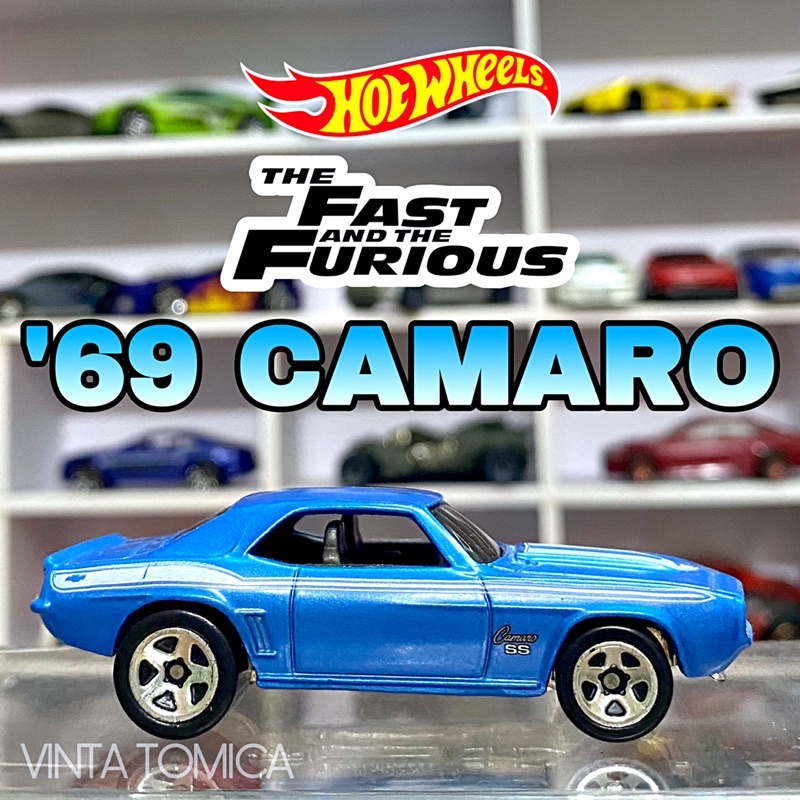 Xe mô hình Hot Wheels Loose 69 Camaro Fast and Furious tỉ lệ 1:64
