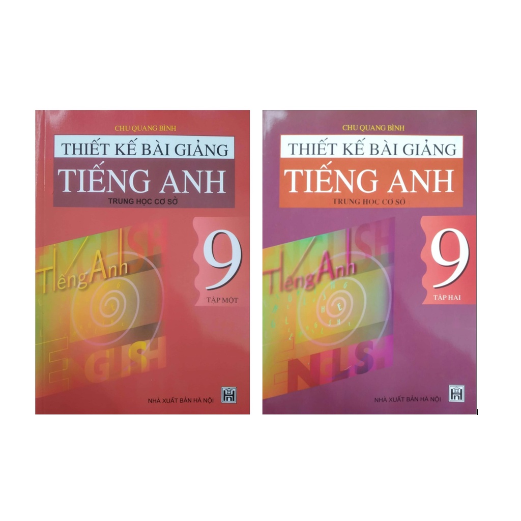 Sách - Combo Thiết kế bài giảng Tiếng Anh 9 (Tập 1 + Tập 2)
