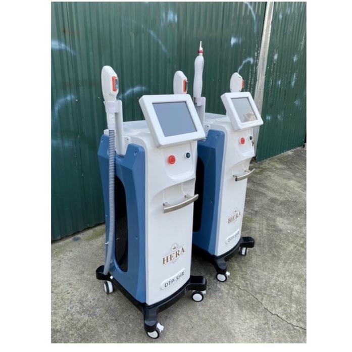 Máy Triệt lông Hera, 2in1 - 1 Tay Triệt Lông -1 tay Laser 2022 Chính Hãng Bắc Kinh, 2in1