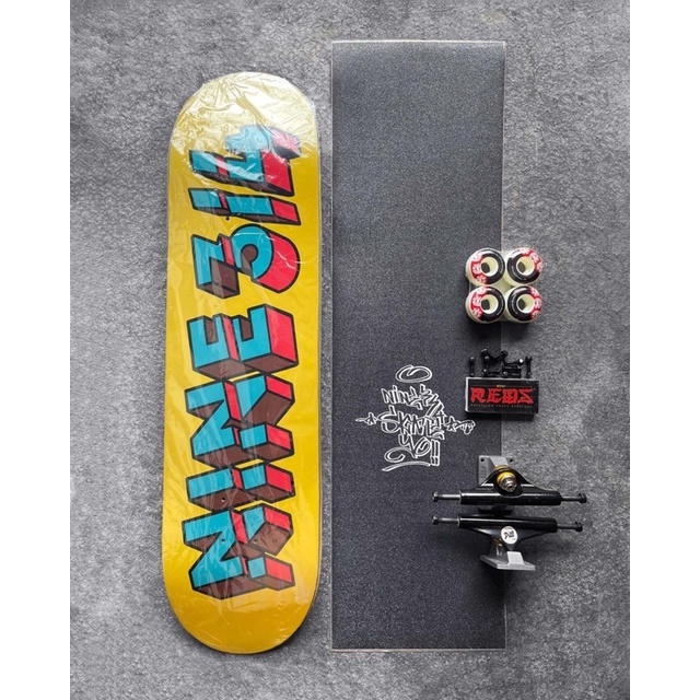 Ván Trượt Nguyên Bộ Ráp Cùng Phụ Kiện Cao Cấp, CRISPY, NOMAD, BDskate, bearing Bonesreds chuyên nghiệp