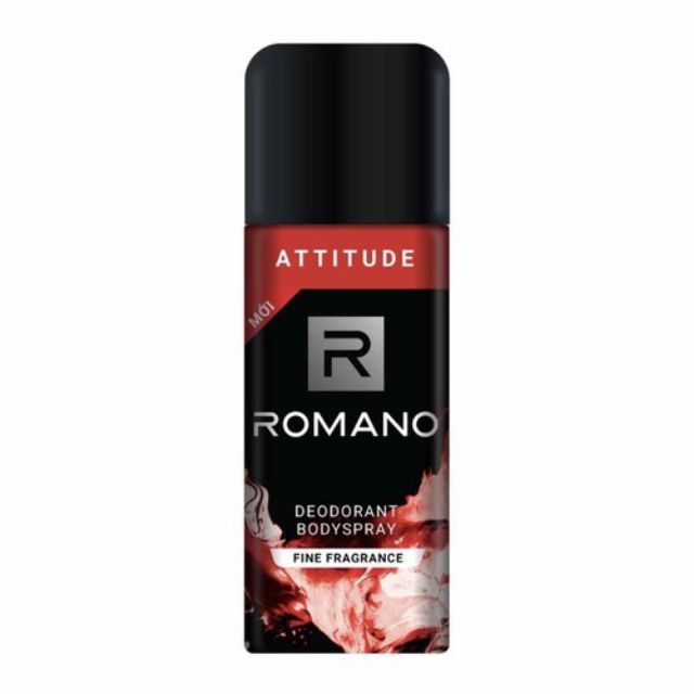 XỊT KHỬ MÙI ROMANO ATTITUDE 150ml