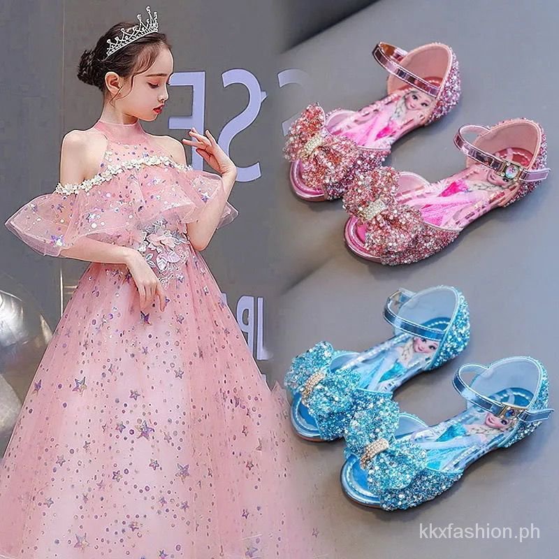 Xăng đan Công Chúa Elsa Đế Mềm Thời Trang Mùa Hè Cho Bé Gái
