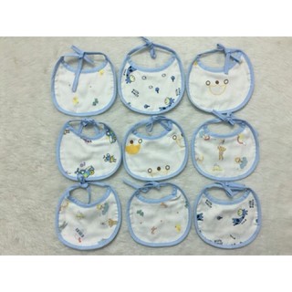 Yếm cotton  buộc dây cao cấp cho bé