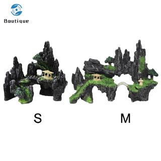 Mô Hình Hòn Non Bộ Trang Trí Bể Cá
