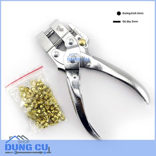 Kìm bấm lỗ giấy đường kính 5mm dày 30 tờ kèm khoen