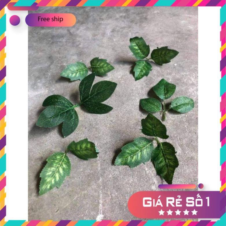 Hoa giả_100g lá mẫu đơn, lá hồng , lá cúc Art flower