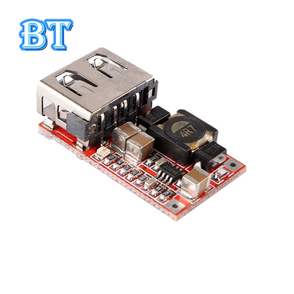 1 Mô Đun Hạ Áp 6-24V 24V 12V Xuống 5V USB DC-DC Cho Điện Thoại