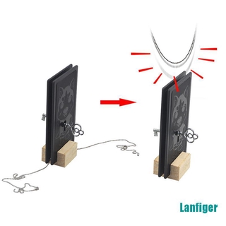 【Lanfiger】Magical Chain Magic Tricks Penetrate Magia Impossible Chain Through Solid Key