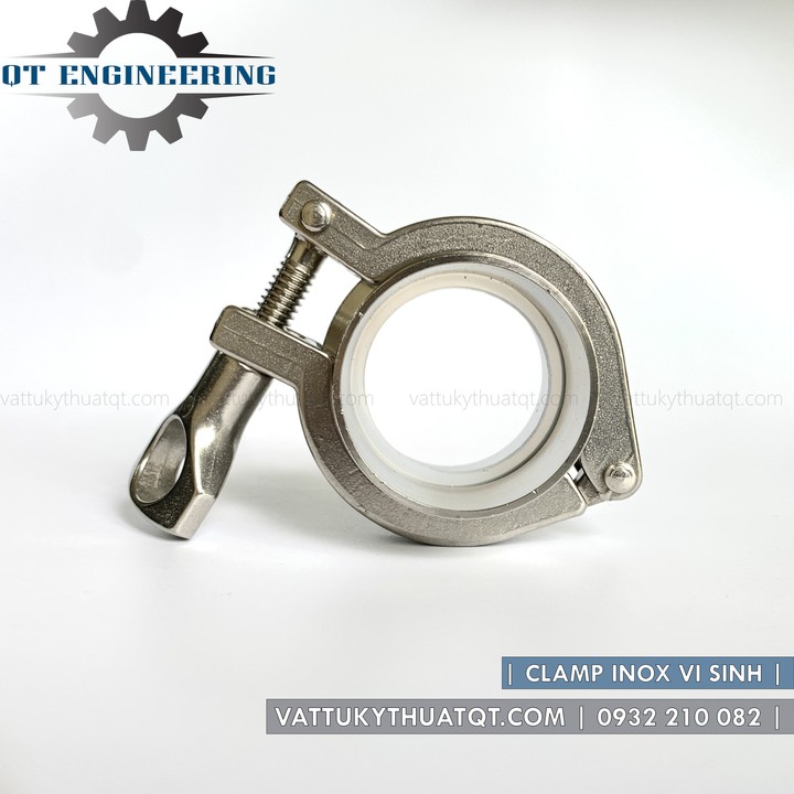 Cùm Clamp Vi Sinh Inox 304 | DN65,DN80,DN100