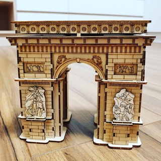 Mô hình gỗ 3d lắp ráp robotime khải hoàn môn arc de triomphe tg502