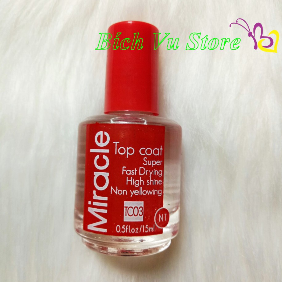Sơn Bóng Cao Cấp Cực Mau Khô - Miracle 15Ml(Ngọc Thủy)