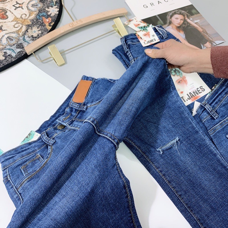 BÁN SỈ QUẦN JEAN XANH LOE MS056 CHO NỮ | BigBuy360 - bigbuy360.vn