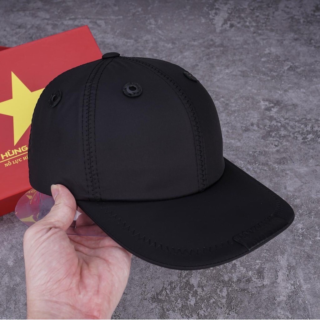 Nón Sơn Nam Chính Hãng Màu Đen Chất Liệu Vải Gió Cao Cấp MC001 Hùng Nón Hiệu