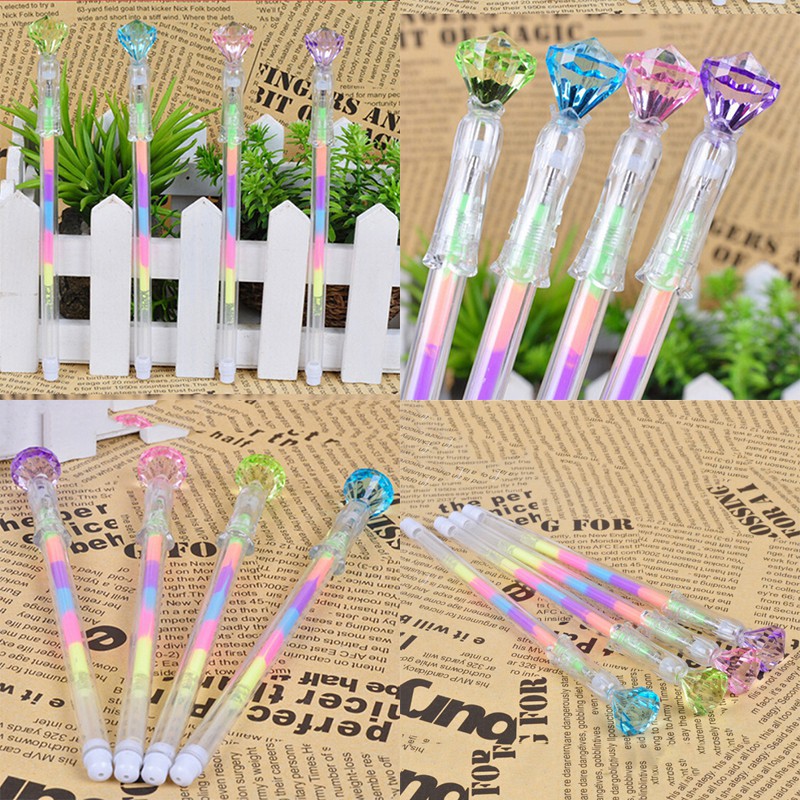 Set 2 Bút Mực Gel 6 Màu Trong 1 Tiện Dụng Chất Lượng Cao
