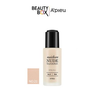 Kem Nền Trang Điểm A'Pieu Moisture Nude Foundation Spf30 Pa++ (No.21) 35g