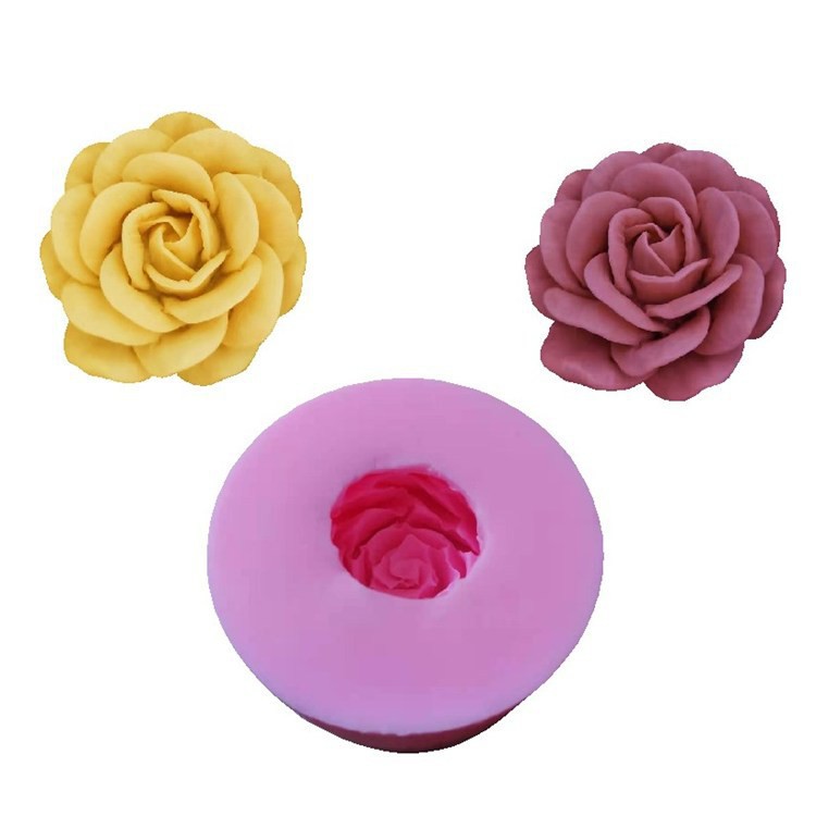 Khuôn Silicon Hoa Hồng Kiss 7,2 cm mã HK72