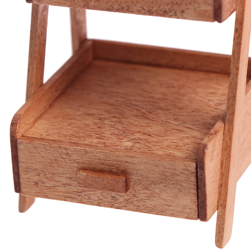 Kệ Gỗ Mini Tỉ Lệ 1: 1 Trang Trí Nhà Búp Bê