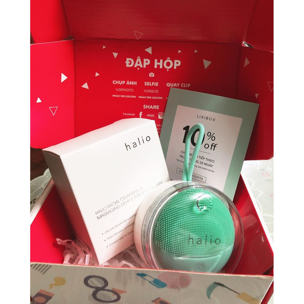 Máy rửa mặt HALIO SENSITIVE chính hãng Lixibox