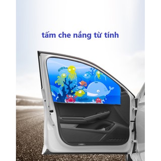 Tấm che nắng từ tính cho ô tô gia đình nhiều mẫu dễ thương