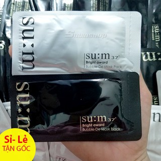 Mặt nạ thải độc bọt Sum 37