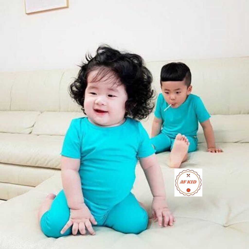 Bộ Minky Mom Cho Bé  Bộ Đồ Lửng Multicolor Cho Bé Trai Bé Gái  Chất Thun Lạnh Siêu Mềm Mịn Cho Bé Thoải Mái Vui Hè