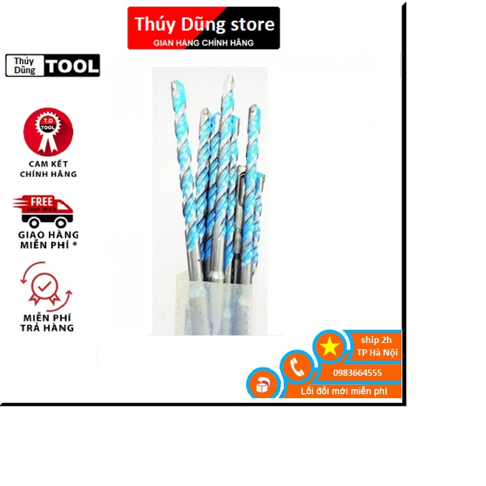 Mũi khoan bê tông Bosch xanh ( 1 hộp = 10 cái )