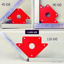 Nam Châm Ke Góc Vuông Ke Góc Hàn Lực Hút 5kg - 12kg - 22kg - 33kg - Ke Nam Châm Vuông Góc Hàn