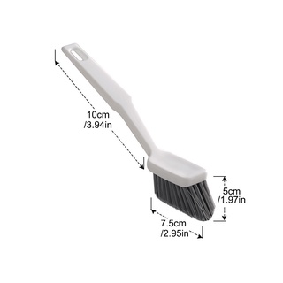 2pcs Multi-functional Bathroom Tile Durable Kitchen Household Long Handle Easy Use Corners Storage Hole Cleaning Brush