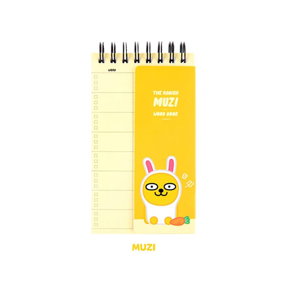 Sổ Tay Từ Vựng Bỏ Túi Kakao Friends Happy Moment