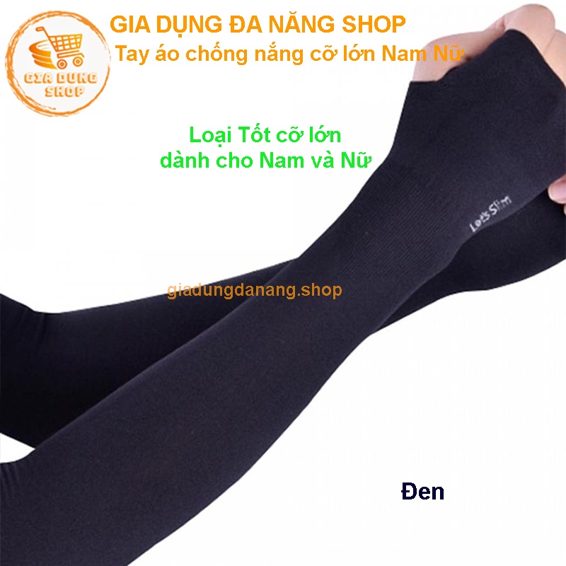 Găng Tay Chống Nắng Xỏ Ngón Cặp ống tay áo chống nắng cỡ lớn loại tốt dành cho Nam và Nữ