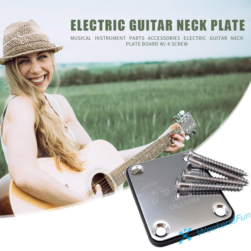 Bảng Mạch Pickup Đàn Guitar Điện + 4 Ốc Vít Cố Định