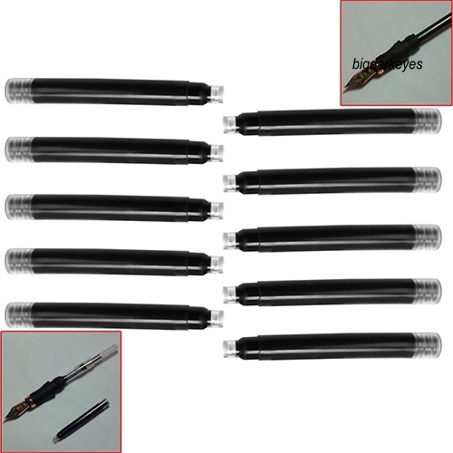6 Ruột Bút Máy Thay Thế Mực Xanh/Đen