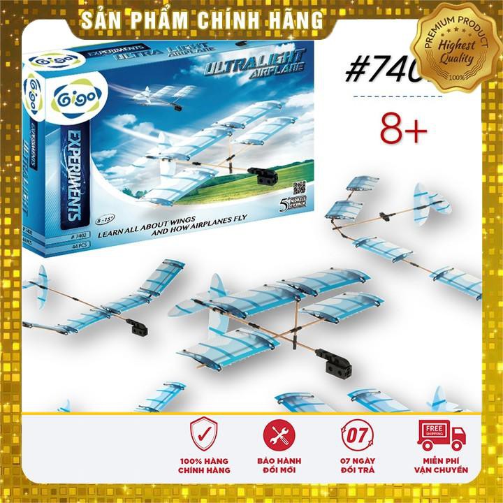 Bộ Gigo toys Tàu bay siêu tốc 5 mô hình 44 chi tiết 7402