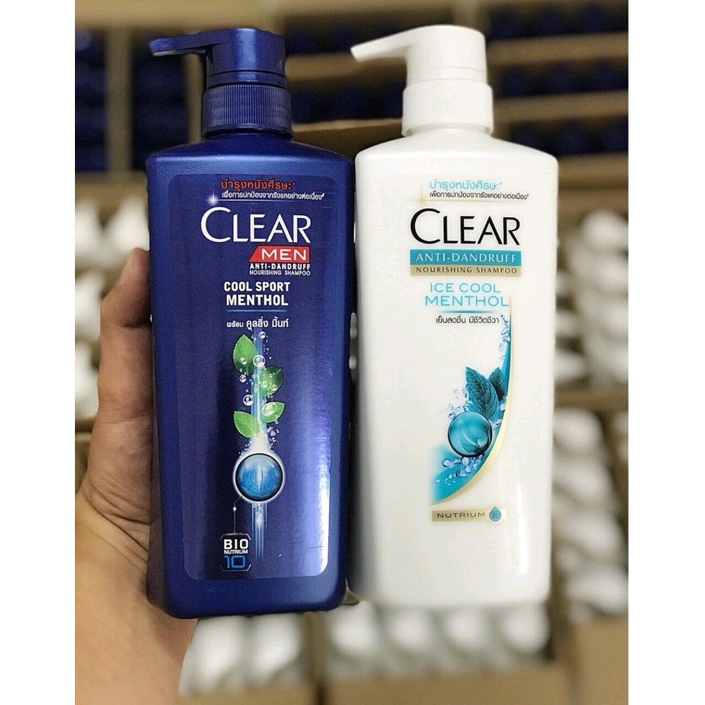 dầu gội clear thái lan