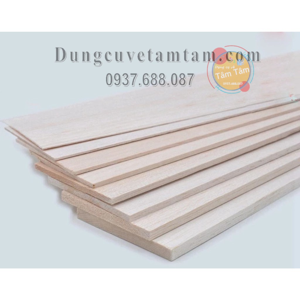 [ TÂM TÂM ]-Gỗ Basa làm mô hình, Gỗ Ba sa nhẹ làm mô hình bản rộng 10cm -Mô Hình