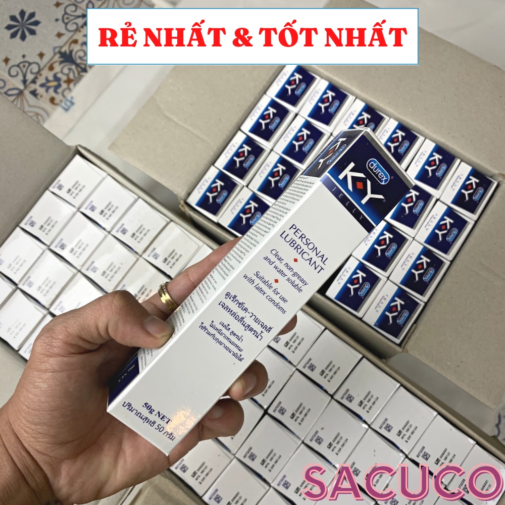 Gel Bôi Trơn Durex Ky Jelly 50g chính hãng không mùi SACUCO DR001