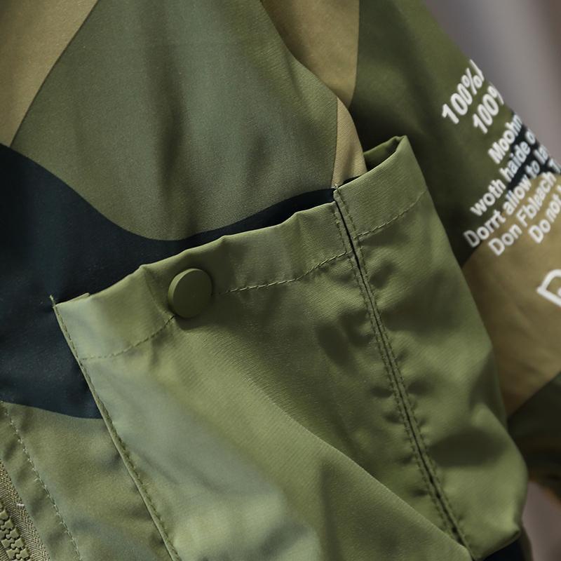 Áo khoác họa tiết rằn ri cho bé trai