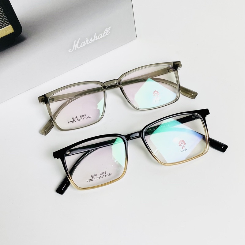 Gọng Kính Mắt vuông TamAnheyewear gọng dẻo lắp mắt cận viễn loạn theo yêu cầu