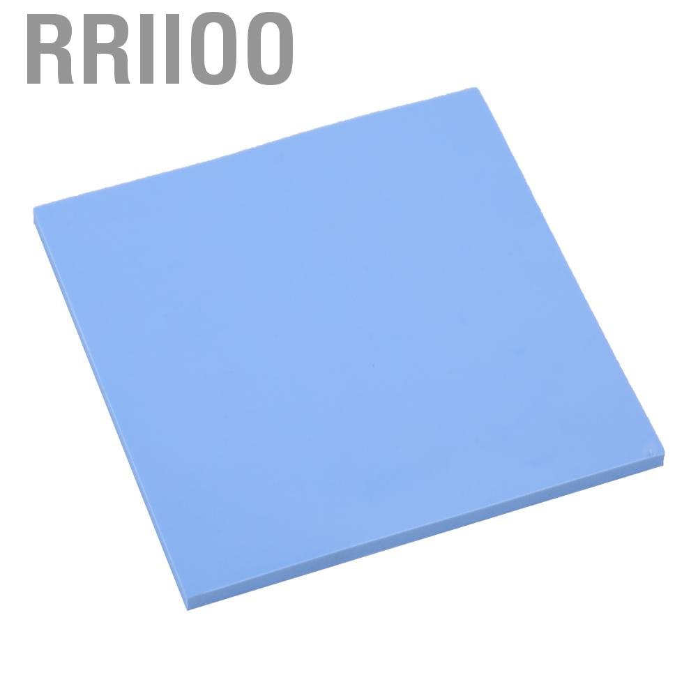 Rriioo Blue Thermal Conductive Pad CPU GPU Heat Dissipation Sheet 100x100x5mm 1.5W/m-k