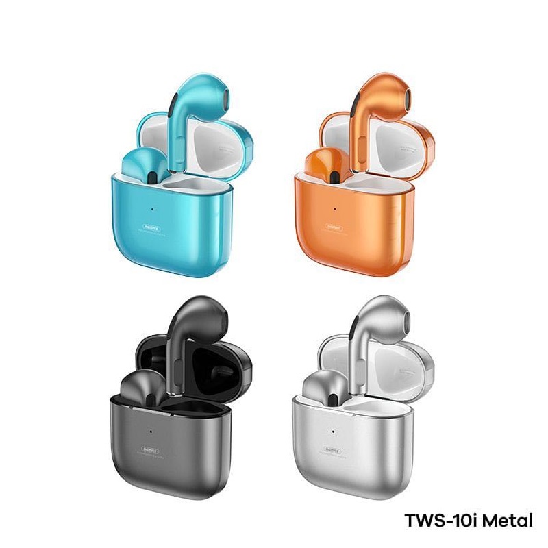Tai nghe Bluetooth TWS Remax TWS-10i Metal V5.3- Kết nối 2 tai độc lập, Nhỏ gọn, Vỏ kim loại - Phụ Kiện 1986