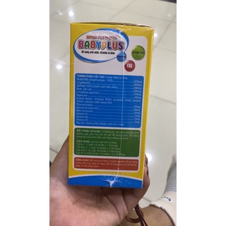 babyplus [HẾT BIẾNG ĂN ] Siro ăn ngon cho bé biếng ăn , táo bón ,chậm hấp thu [Baby plus ]