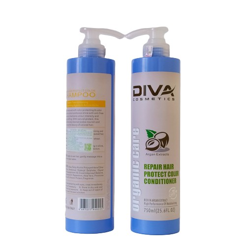 Lẻ Dầu Hoặc Xả Diva Argan xanh mẫu mới 750ml