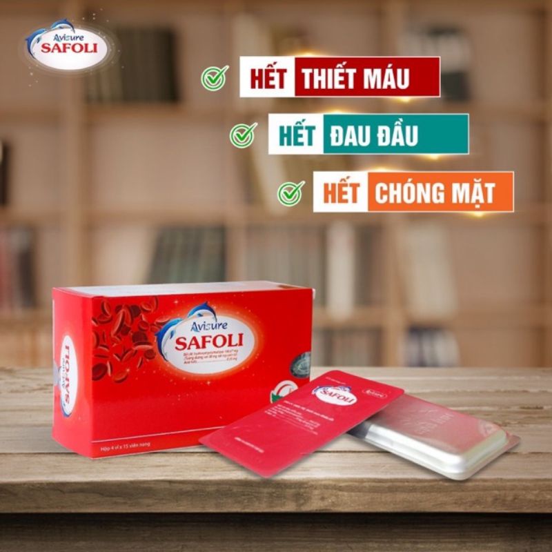 AVISURE SAFOLI - Sắt hữu cơ chuyên biệt cho phụ nữ mang thai và sau sinh hộp 30 viên