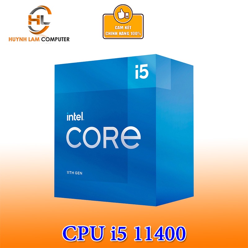 CPU Intel Core i5 11400 2.6GHz Up To 4.40GHz 6 Nhân 12 Luồng 12MB Cache chính hãng Viễn Sơn Phân Phối