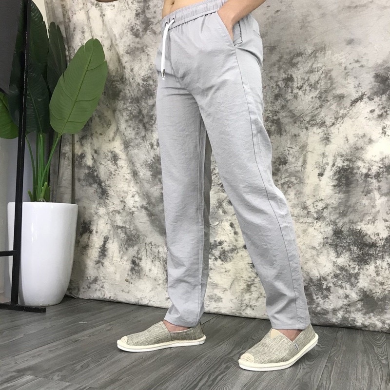 Quần Jogger Đũi ANYAR || Quần dài thời trang chất vải đũi xước cao cấp - Hot Trend